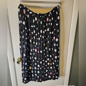 Polka Dot Midi Skirt